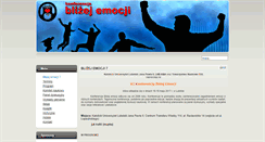 Desktop Screenshot of blizejemocji.pl